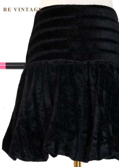 小華麗黑系復古金屬釦燈籠短裙（28"）12