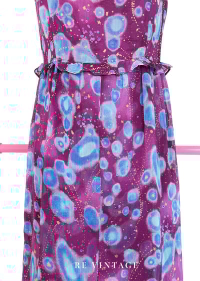 水波之上的紫光亂流美腿長洋裝7