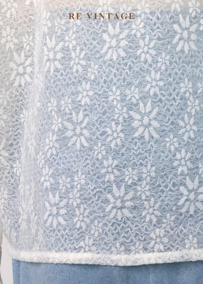 柔軟奶白少女緹花襯衫11