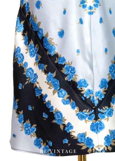 冰藍小夜曲緞面迷你洋裝10