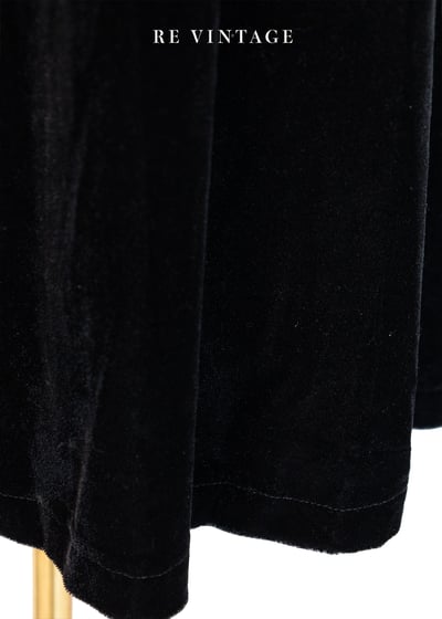 氣質單品 - 黑色衣櫃穿搭必備絨布裙裙（26"）8