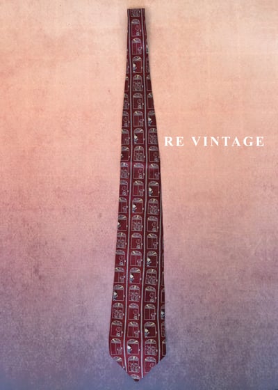 史奴比櫥窗酒紅領帶7