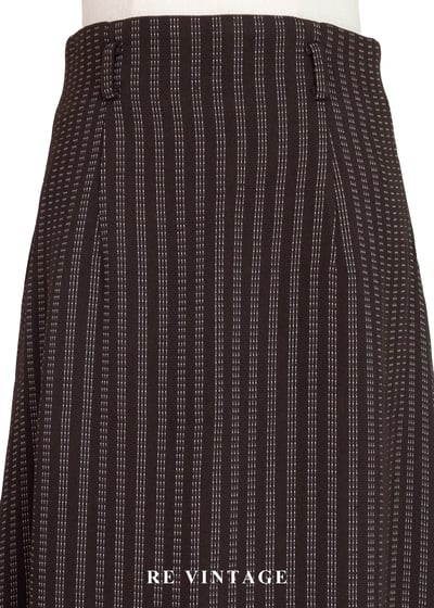 午後的三點一刻細條紋高腰長裙（25"）3