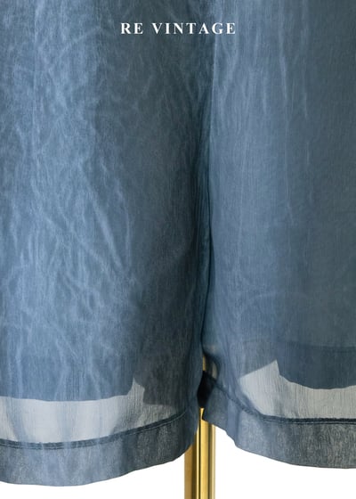 深海人魚系 - 水光壓紋雪紡高腰短褲（26"）4