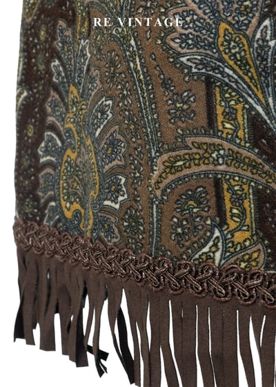 歐洲壁紙Ｘ東方植物紋流蘇美裙（26"）4