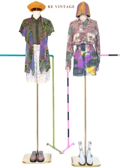 漫墨蘭霧綻放短褲（24"）2