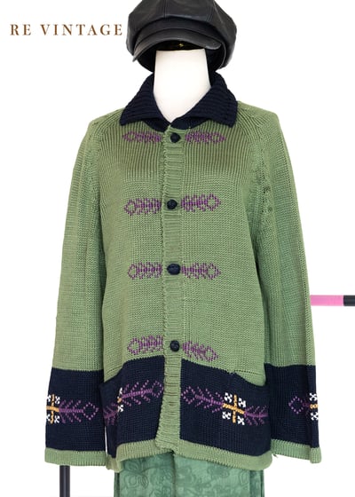 ＮＹ中央公園野餐長版針織外套1