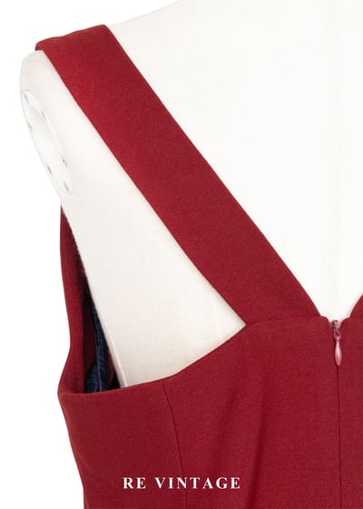 Lipstick 方領優雅剪裁長洋裝10