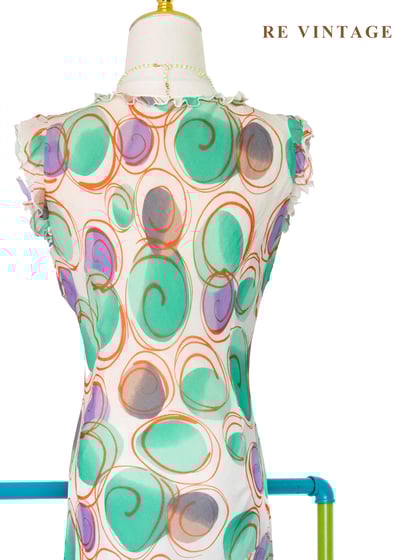 奇幻冒險 - 迷幻漩渦隨性塗鴉洋裝13