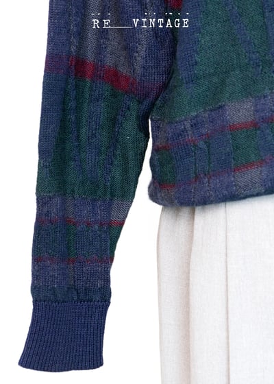 聖誕森林交叉菱格針織毛衣3