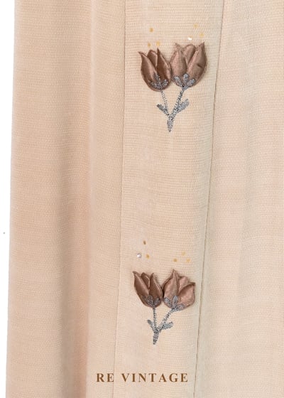 立體鬱金香大地色長裙（24-26"）7