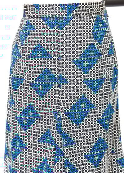 骰子三角尺Ａ字型中長裙5