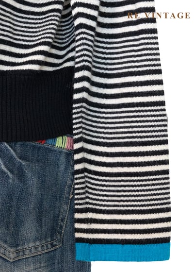 Sporty撞色黑格紋針織外套9