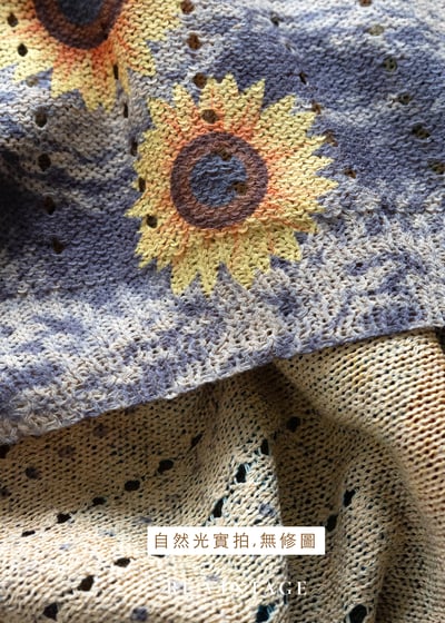 印上可愛針織紋路の薄款針織上衣14