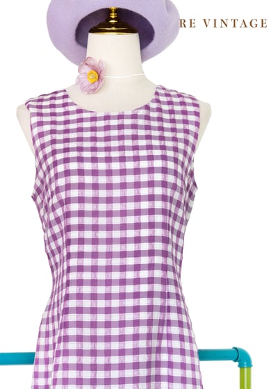 Lavender Romance 經典格紋洋裝7