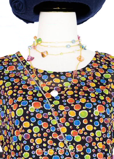 彩虹雨滴輕薄洋裝3