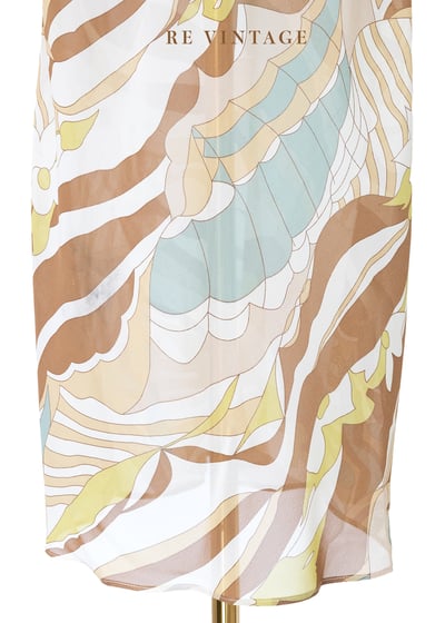 風紋與沙丘大地曲線透膚洋裝12