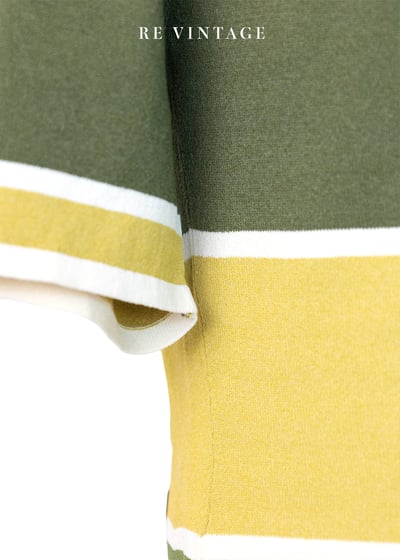 檸檬青蘋果條紋薄款針織上衣7