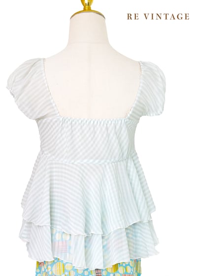 小公主清新淡綠色上衣8