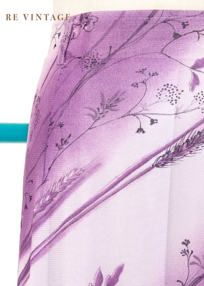 Spring Crocus 斜紋小花長裙（25"）4