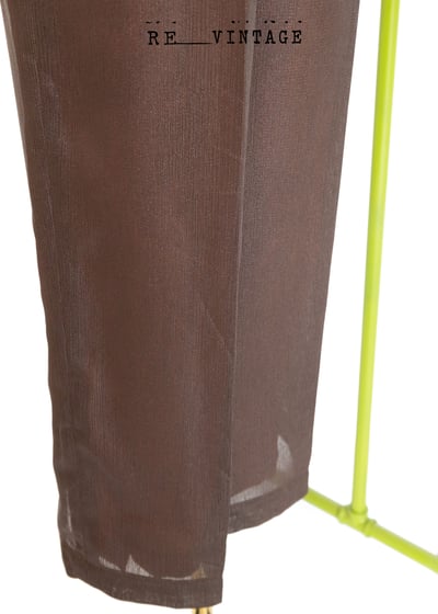 亮亮巧克力慕斯高腰寬版長褲8