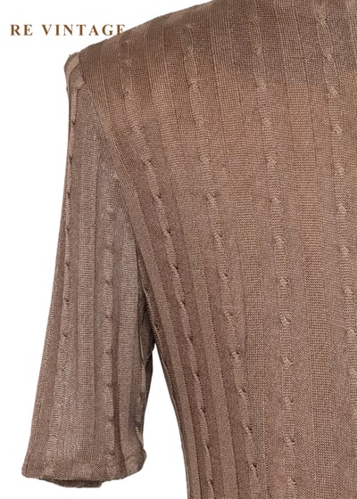 可可歐蕾銀貝殼珍珠薄針織洋裝11