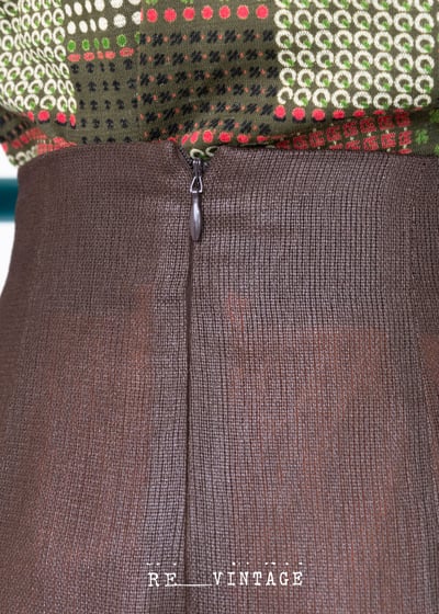 亮亮巧克力慕斯高腰寬版長褲10