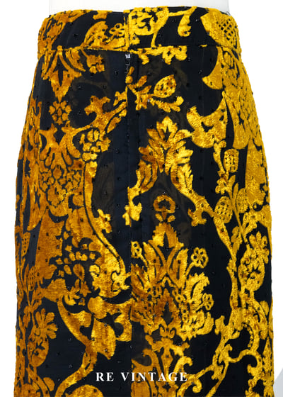 宮廷金碧輝煌繁花圖騰長裙（30"）10