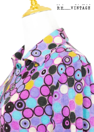 普普圈圈輕薄針織迷你洋裝9