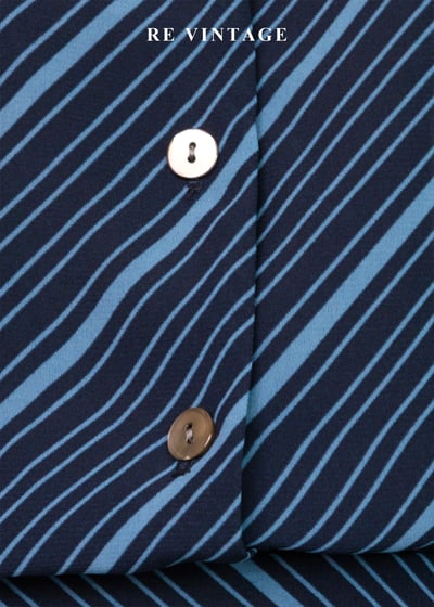 套裝上衣 - 藍色海風斜紋上衣5