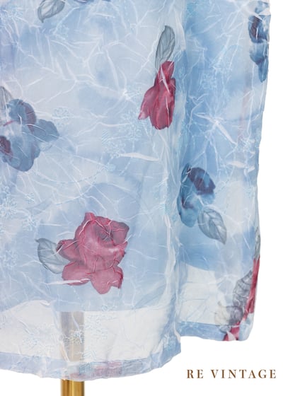 Aqua 水藍的你粉紅的花長洋裝14