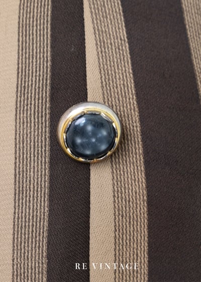 雙棕色線條連身褲11