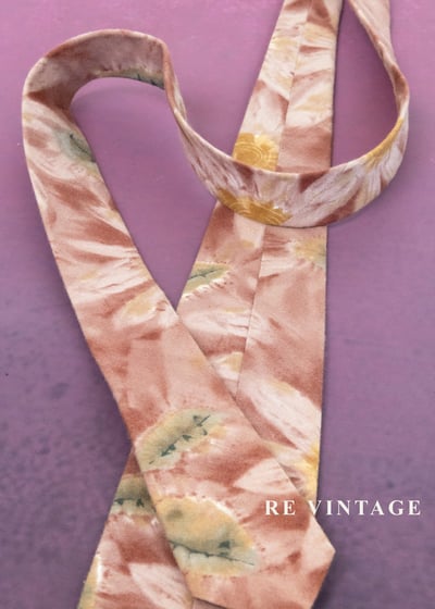 花朵粉彩柔光綻放領帶5