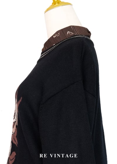 午夜荒野玫瑰針織毛衣7