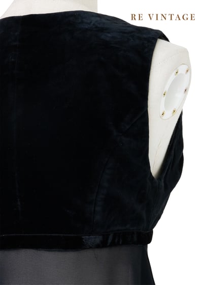 Shadow Muse 絨布與雪紡拼接罩衫13