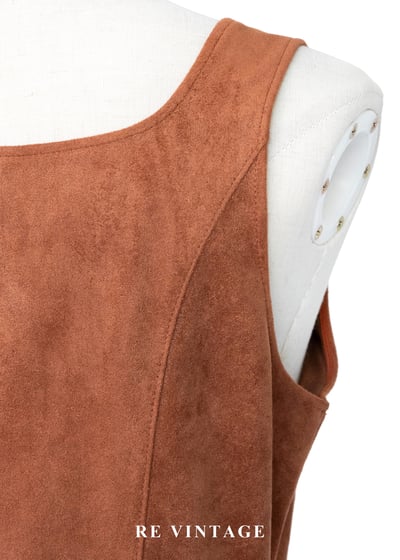 溫潤南瓜橘拼色洋裝10