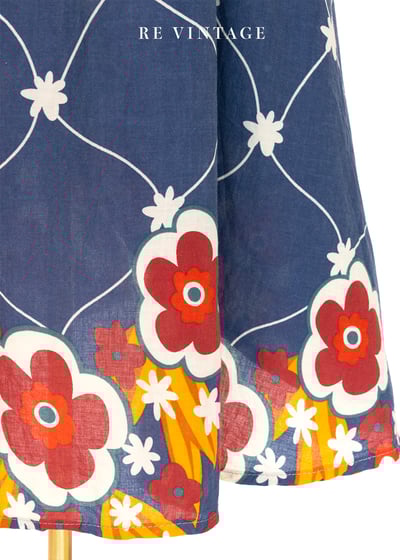 海洋小花朵朵棉質長裙（25-30"）4