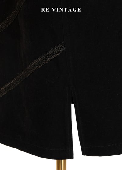 斜向筆畫柔和線條中長裙（29"）7