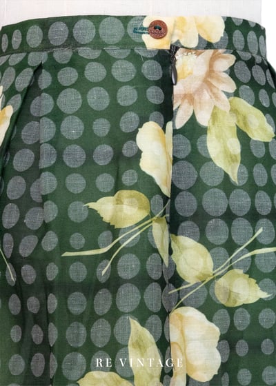 復古圓波交疊花卉奇幻美裙（27"）11