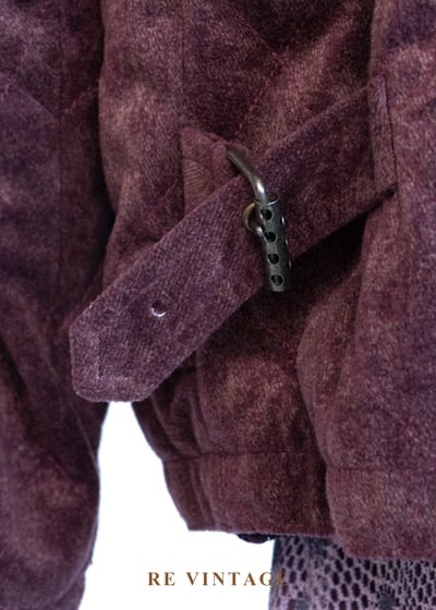 微醺梅洛酒水洗菱格紋夾克外套21