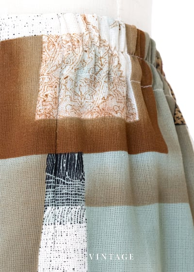 茶影拼圖天堂高腰短褲（28-32"）10