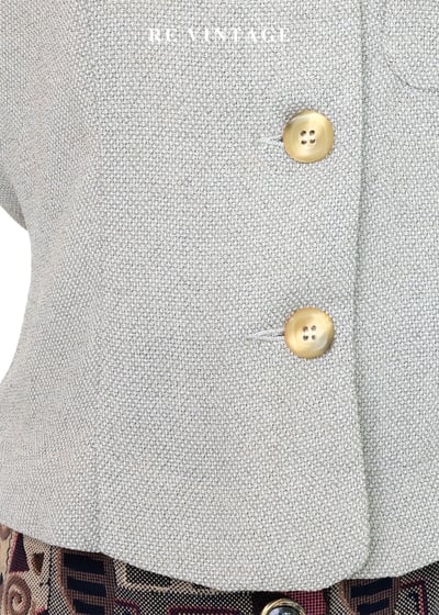 質感單品 - 倫敦的霧色知性簡約織紋背心5