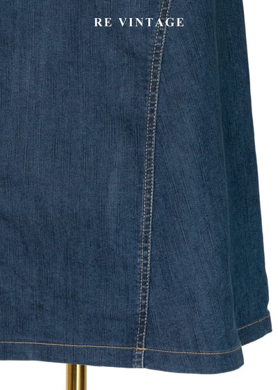 甜蜜玫瑰愛心刺繡丹寧短裙（27"）4