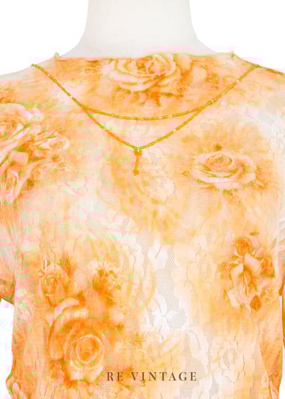 Melon 玫瑰珠珠鏈上衣3