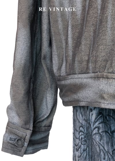 街頭灰霧棕邊界刷色外套12