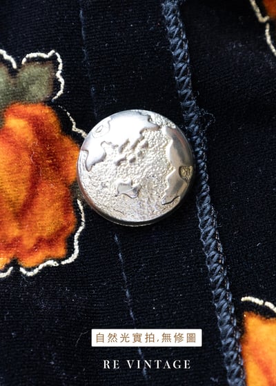 Orange Rose 絕美銀釦絨布套頭上衣15