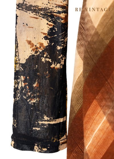 Abstract Brush work 長袖上衣6