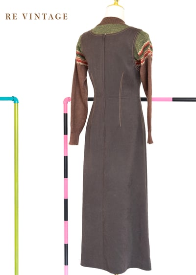 Milk Chocolate 木珠肩帶絕美長洋裝7