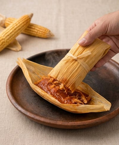 2026【預購】炙烤紅醬雞肉玉米粽 Tamales2