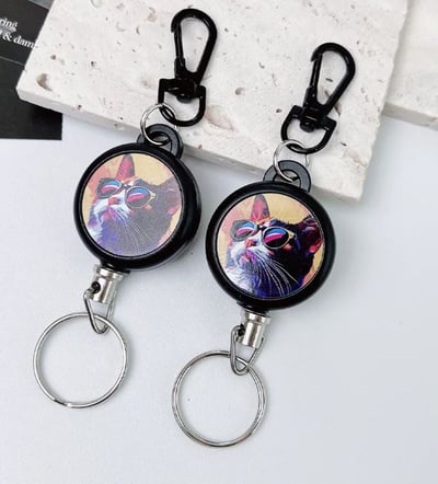 客製｜伸縮扣環/掛繩扣/易拉扣鑰匙圈4